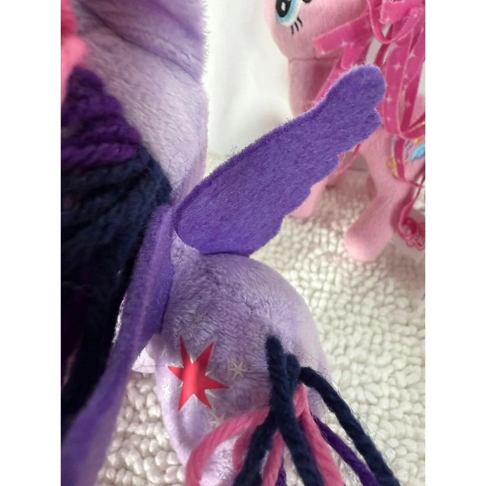 My Little Pony Plush Lot of 5, G5 Movie, Izzy, Pipp,‎ Zipp, Hitch, 4